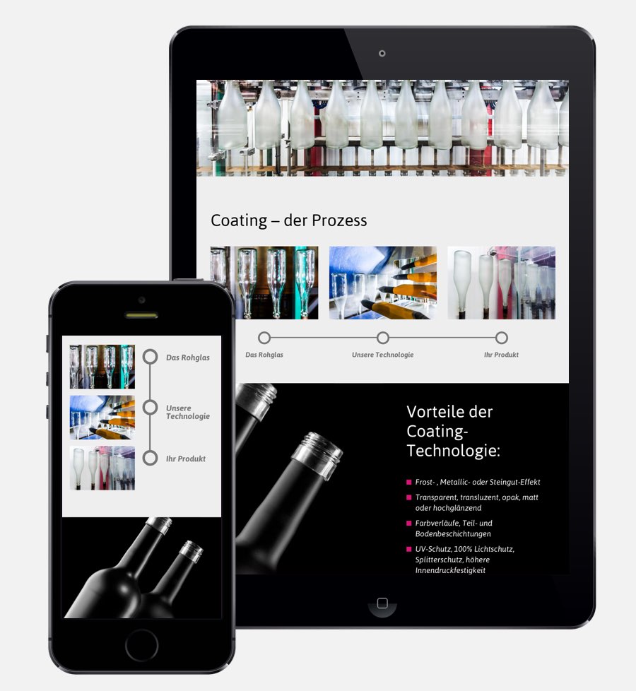 Mobile und Tablet Ansicht Deco-Glas Mobile und Tablet Ansicht Deco-Glas